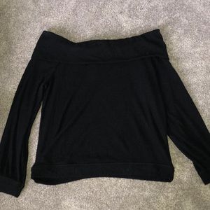 Abercrombie & Fitch Off the Shoulder Long Sleeve